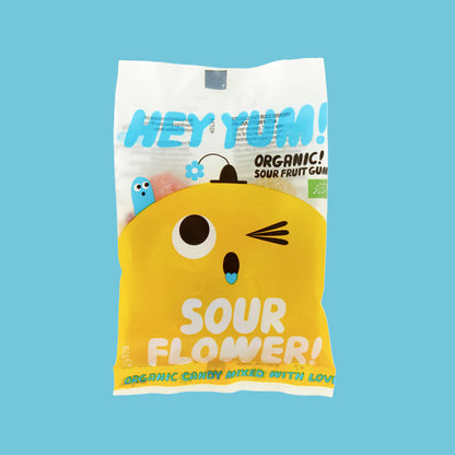 Sour Flower - Organic Sour Fruit Gummies 100g