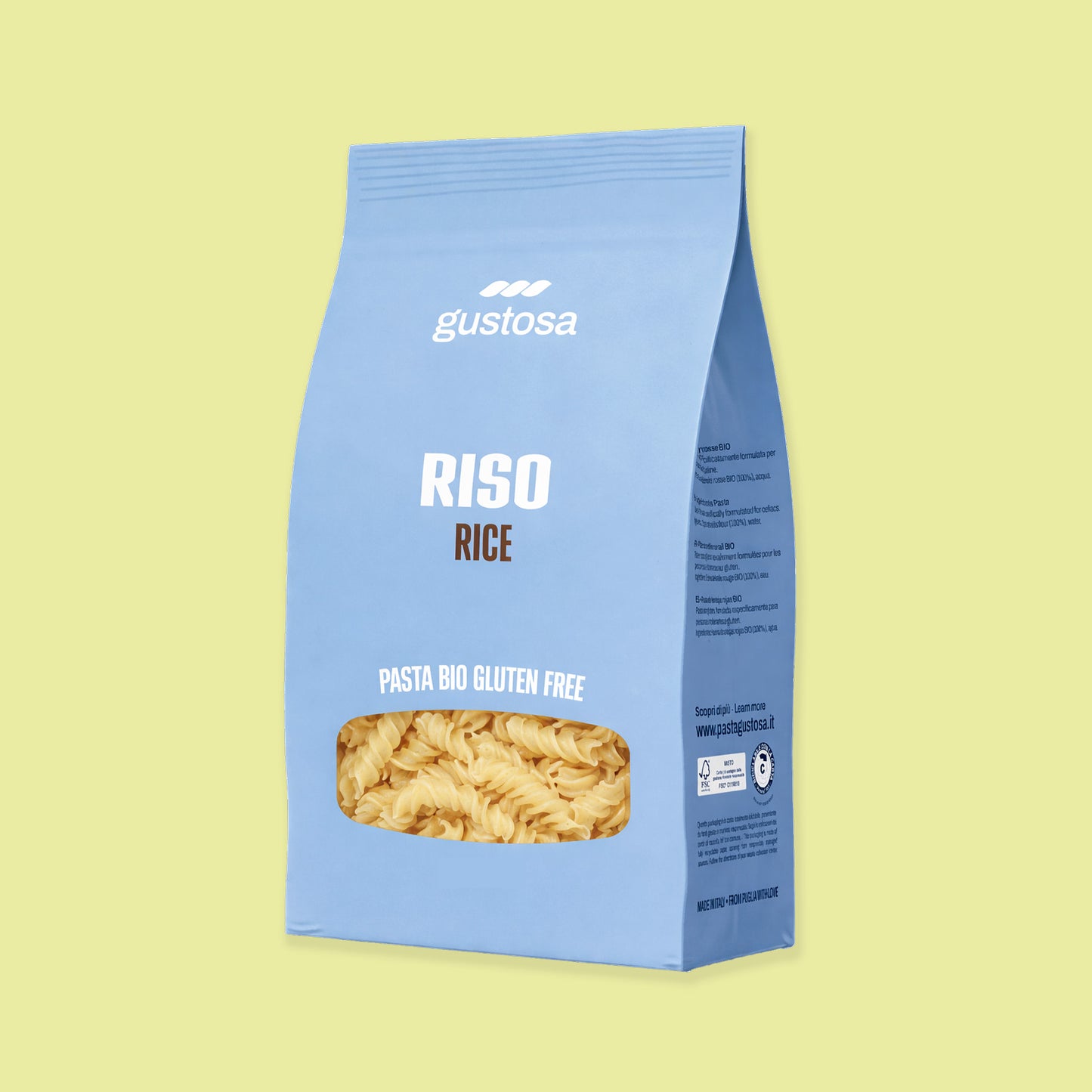 Fussili Bio-Reis - Glutenfrei / Bio