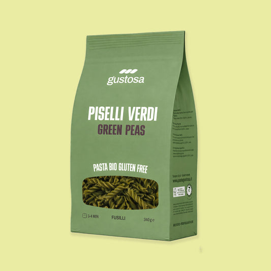 Fussili Grüne Erbsen - Glutenfrei / Bio
