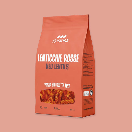 Fussili Rote Linsen - Glutenfrei / Bio