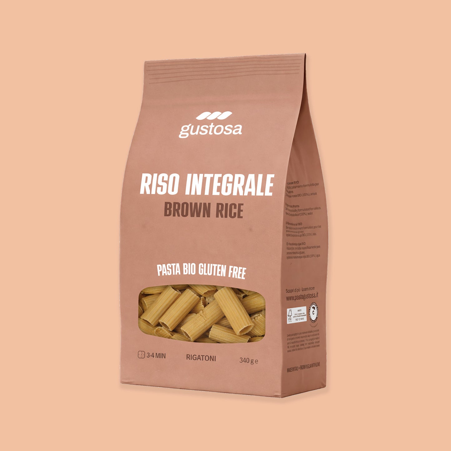 Rigatoni Vollkornreis - Glutenfrei / Bio
